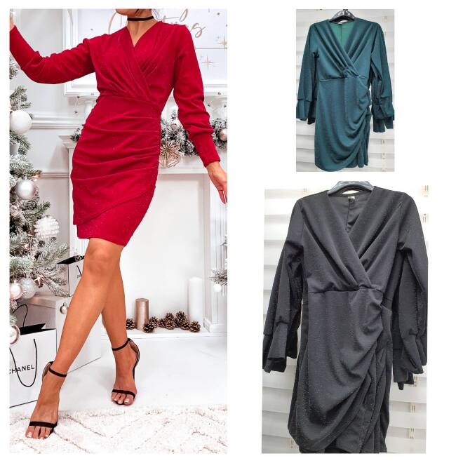 Sukienka damskie 0107 1 kolor  M-3XL (Towar Polskie)