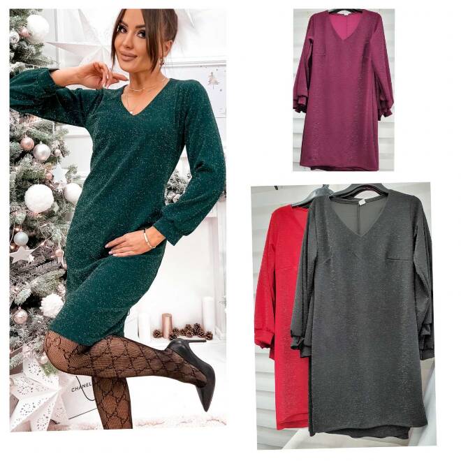 Sukienka damskie 0114 1 kolor  M-3XL (Towar Polskie) 1