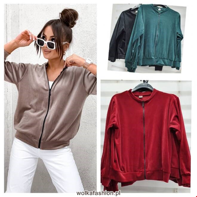 Bluza damskie 0142 1 kolor  M-3XL (Towar Polskie)