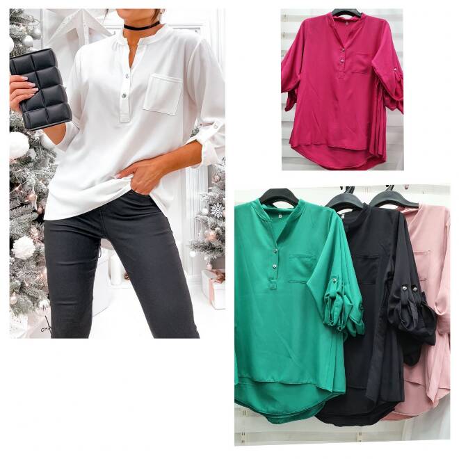 Koszula damskie 0149 1 kolor  M-3XL (Towar Polskie) 1