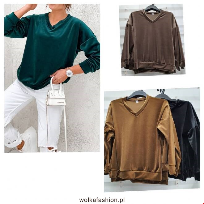 Bluza damskie 0152 1 kolor  M-3XL (Towar Polskie)