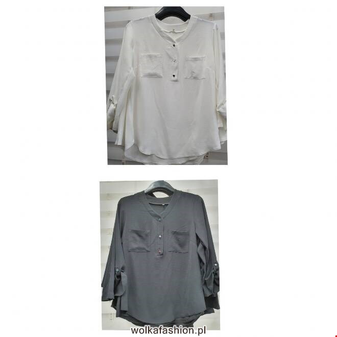Bluzka damskie 0159 1 kolor  M-3XL (Towar Polskie)