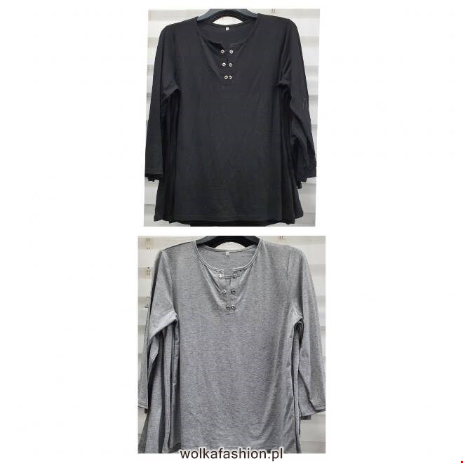 Bluzka damskie 0160 1 kolor  M-3XL (Towar Polskie)