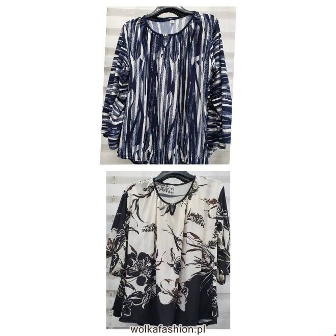 Bluzka damskie 0162 1 kolor  M-3XL (Towar Polskie)