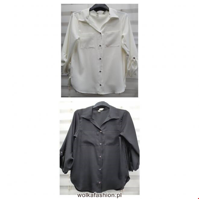 Bluzka damskie 0163 1 kolor  S-3XL (Towar Polskie)