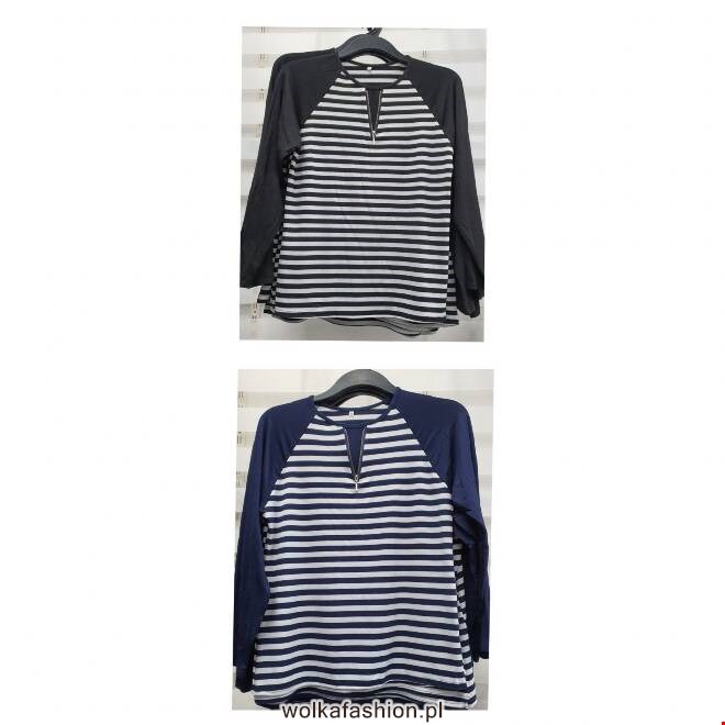 Bluzka damskie 0164 1 kolor  M-3XL (Towar Polskie)