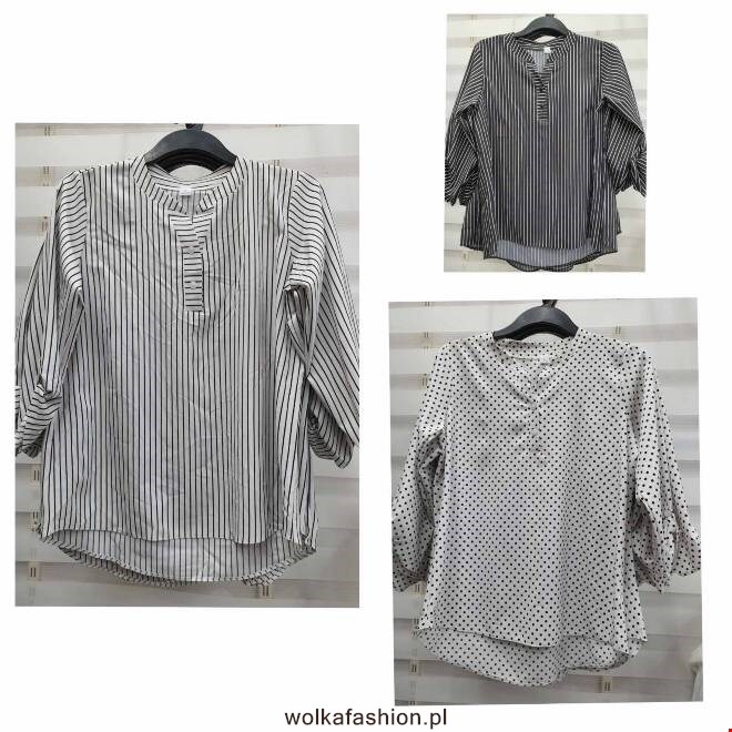 Bluzka damskie 0173 1 kolor  S-3XL (Towar Polskie)