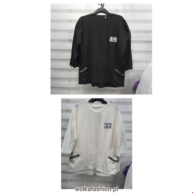 Bluzka damskie 0176 1 kolor  M-3XL (Towar Polskie)
