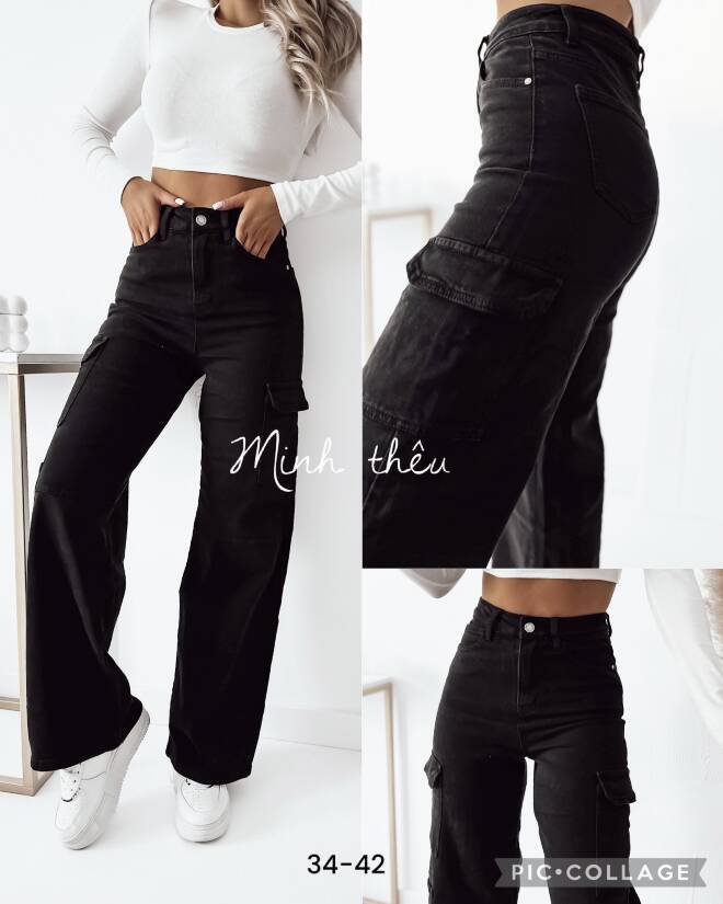 Jeansy damskie 0183 1 kolor  34-42