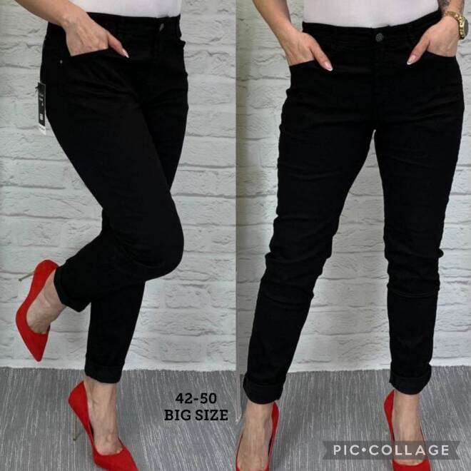 Jeansy damskie 0187 1 kolor  42-50 1