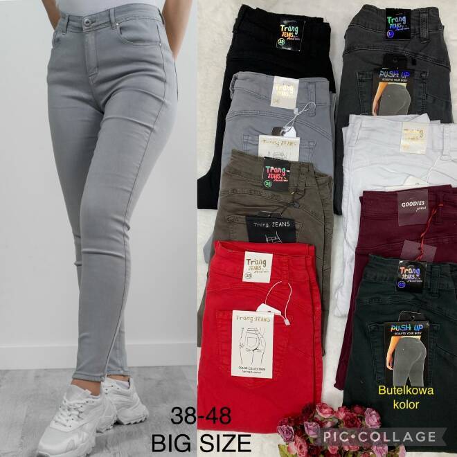 Jeansy damskie 0188 1 kolor  38-48 1