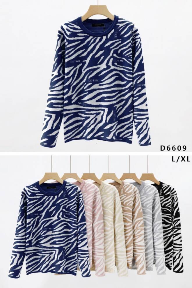 Sweter damskie D6609 Mix KOLOR  S/M-L/XL
