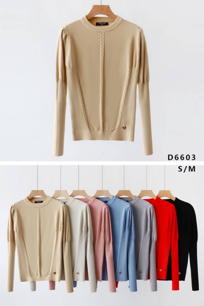 Sweter damskie D6603 Mix KOLOR  S/M-L/XL 1