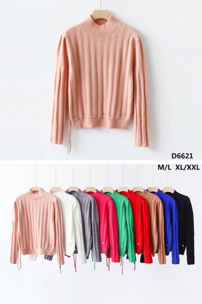 Sweter damskie D6621 Mix KOLOR  M-2XL 1