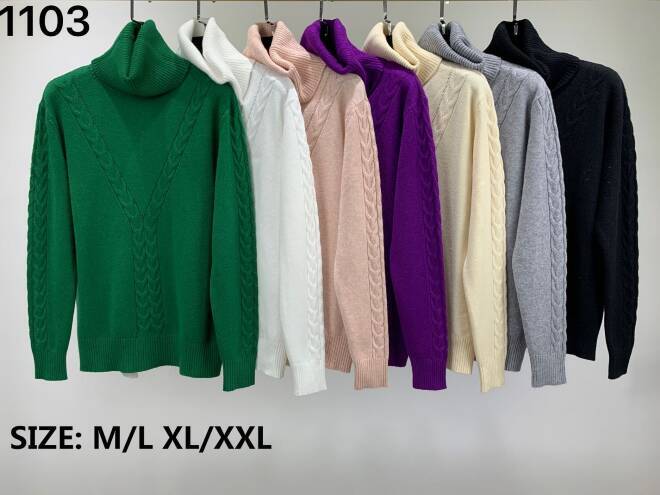 Sweter damskie 1103 Mix KOLOR  M-2XL 1