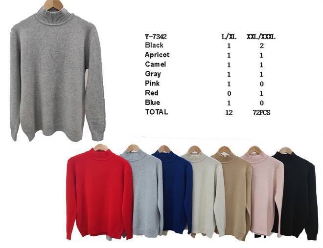 Sweter damskie Y7342 Mix KOLOR  L-3XL