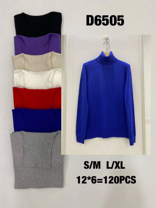 Sweter damskie D6505 Mix KOLOR  S/M-L/XL