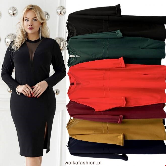 Sukienka damskie 0444 Mix KOLOR  Standard (Towar Włoskie)