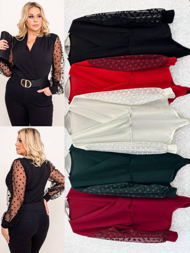 Body damskie 0448 Mix KOLOR  Standard (Towar Włoskie)