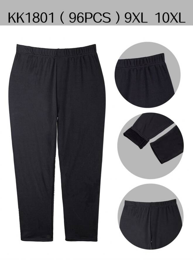 Leginsy damskie KK1801 1 kolor  9XL-10XL