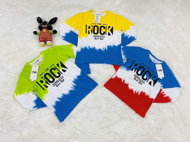 Bluzka chłopięce 0459 Mix KOLOR  4-12