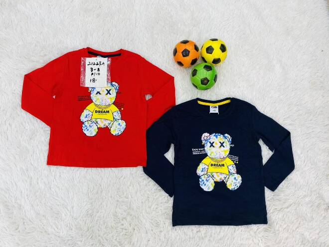 Bluzka chłopięce 0465 Mix KOLOR  3-8