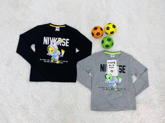 Bluzka chłopięce 0474 Mix KOLOR  4-12