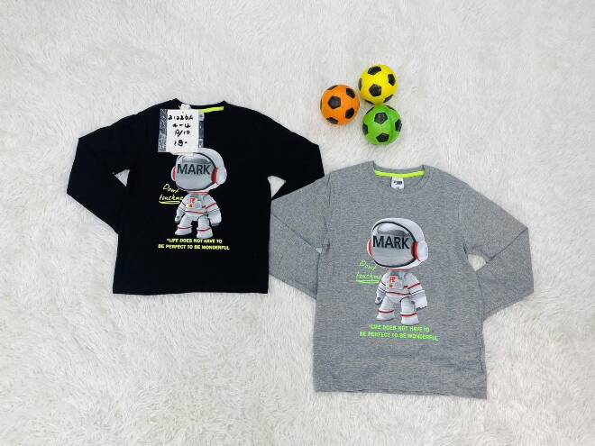 Bluzka chłopięce 0475 Mix KOLOR  4-12 1