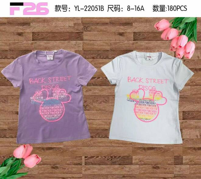 Bluzka dziewczęca 22051B Mix KOLOR  8-16