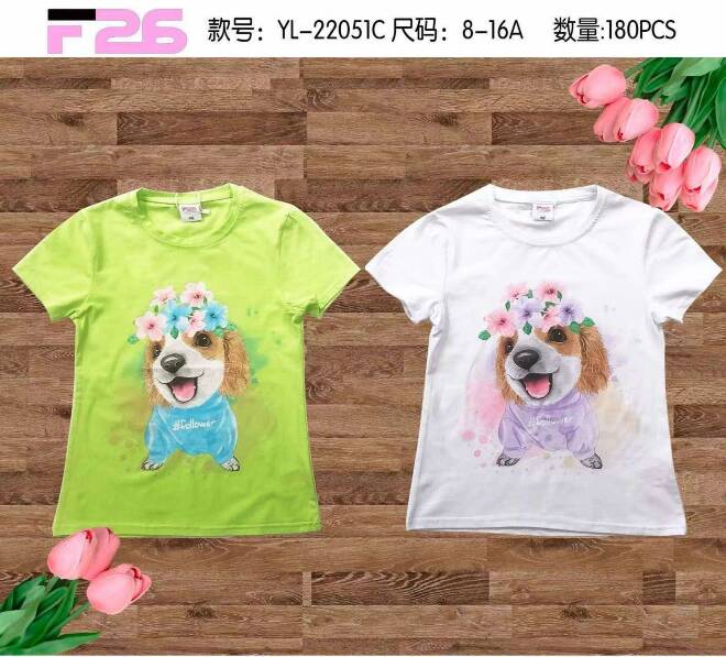 Bluzka dziewczęca 22051C Mix KOLOR  8-16 1