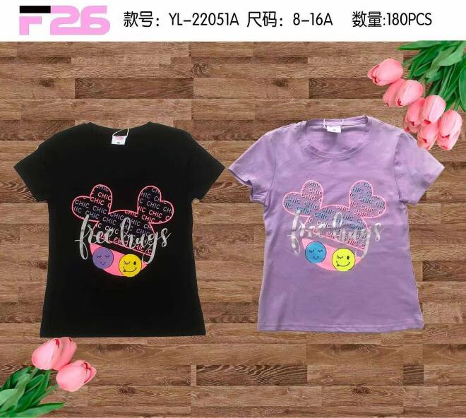 Bluzka dziewczęca 22051A Mix KOLOR  8-16 1