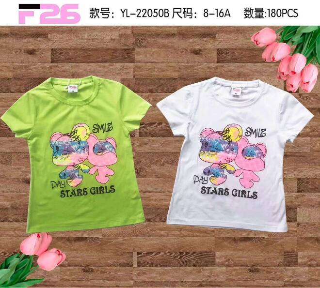 Bluzka dziewczęca 22050B Mix KOLOR  8-16 1