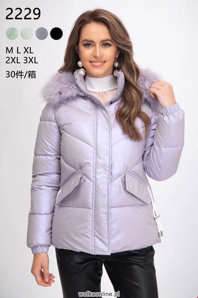 Kurtka damskie 2229 1 kolor  M-3XL