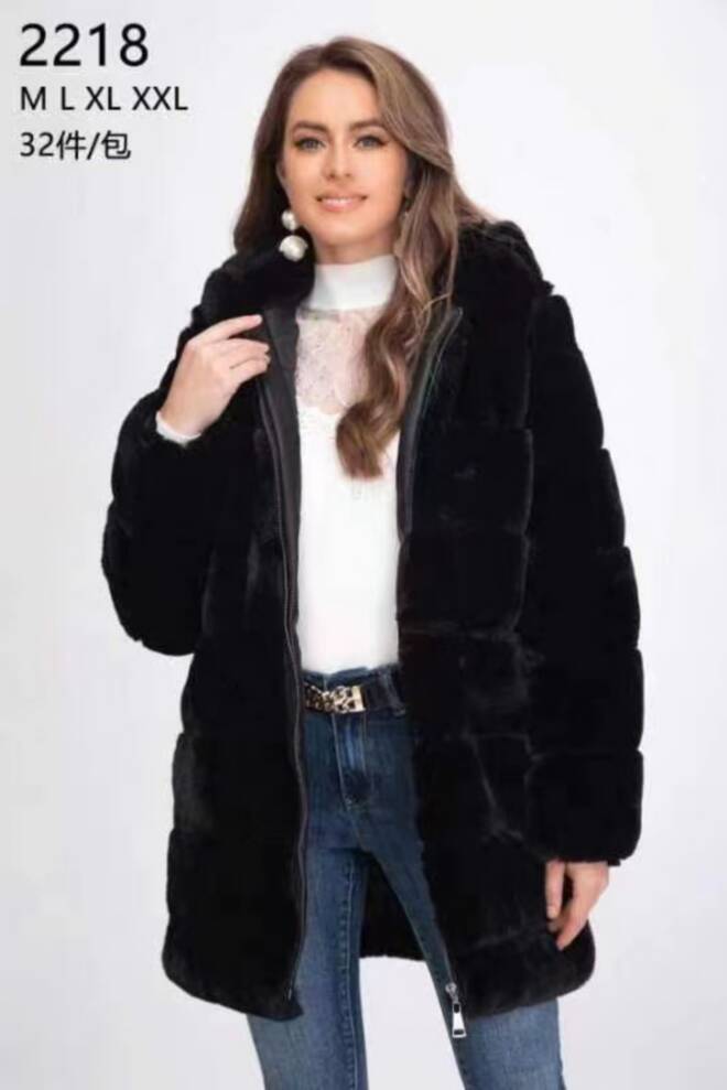 Kurtka damskie 2218 1 kolor  M-2XL