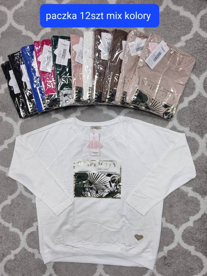 Bluzka damskie 0558 Mix KOLOR  Standard (Towar Tureckie)