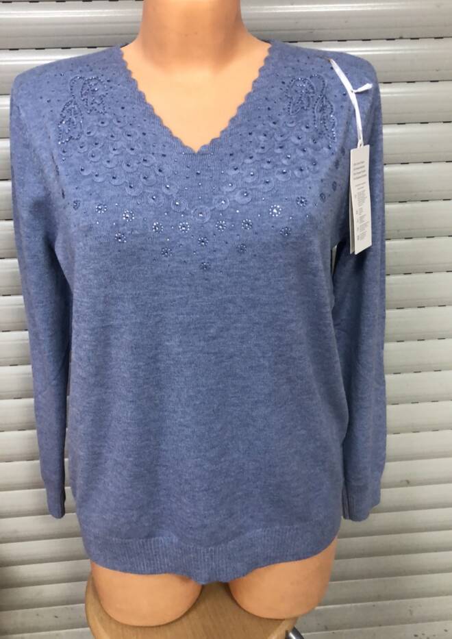 Sweter damskie 0578 Mix KOLOR  M-2XL 1