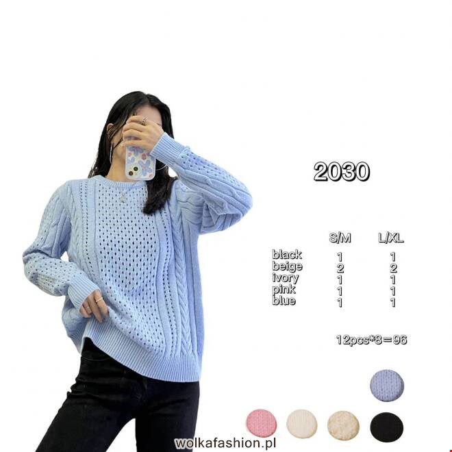 Sweter damskie 2030 Mix KOLOR  S/M-L/XL