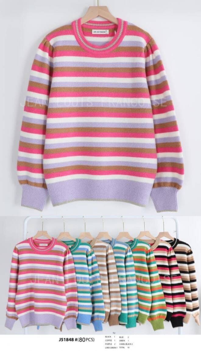 Sweter damskie J51848 Mix KOLOR  Standard