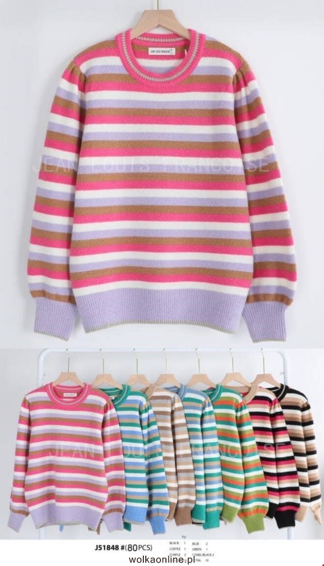 Sweter damskie J51848 Mix KOLOR  Standard