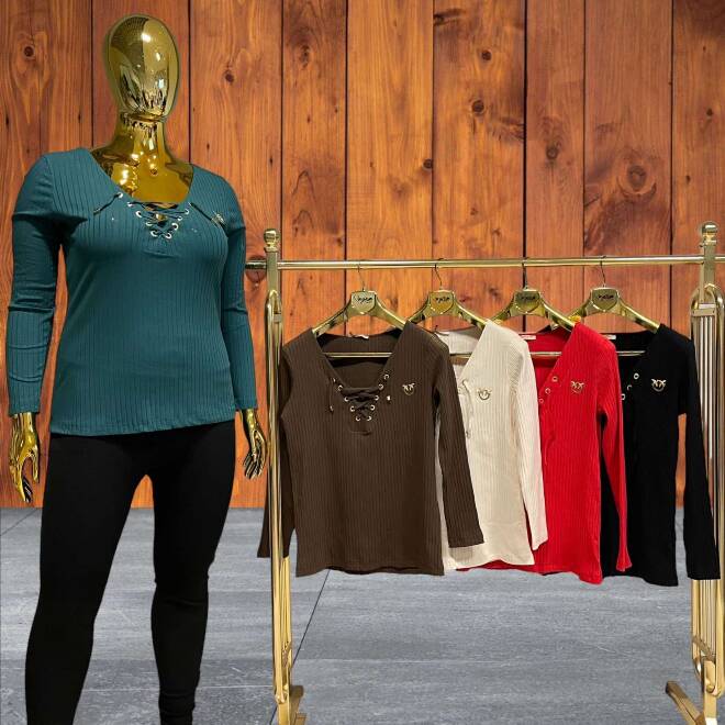 Bluzka damskie 0654 Mix KOLOR  Standard (Towar Tureckie)