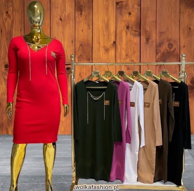Sukienka damskie 0661 Mix KOLOR  Standard (Towar Tureckie)