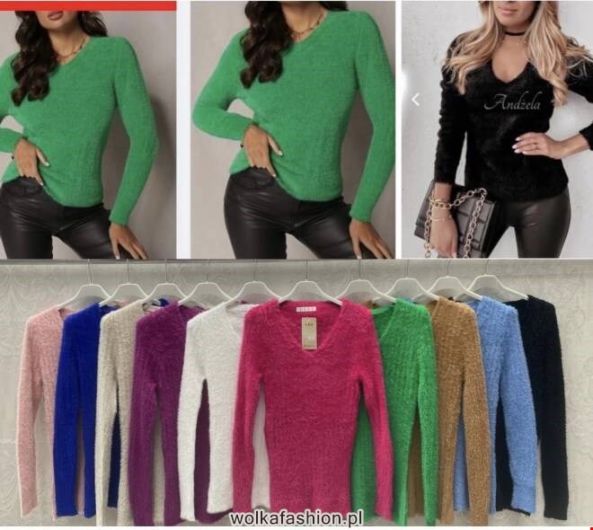 Sweter damskie 0676 Mix KOLOR  Standard