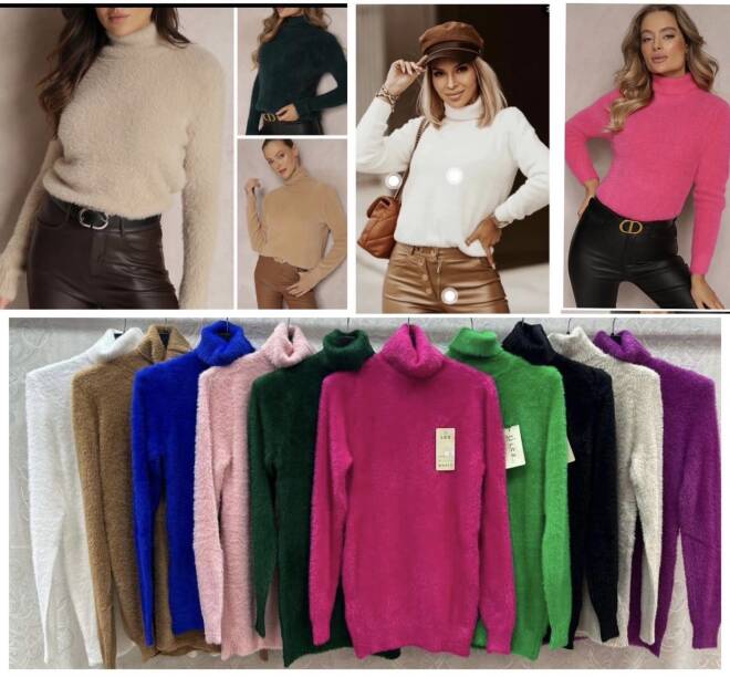Sweter damskie 0681 Mix KOLOR  Standard 1