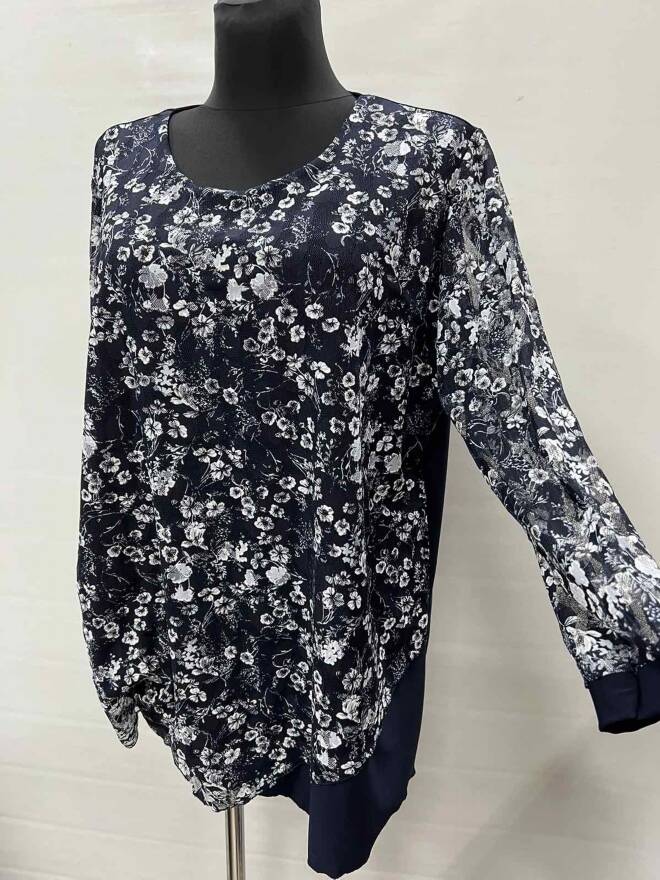 Bluzka damskie 0856 1 kolor  54-60 (Towar Polskie) 1