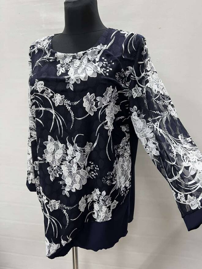 Bluzka damskie 0858 1 kolor  54-60 (Towar Polskie) 1