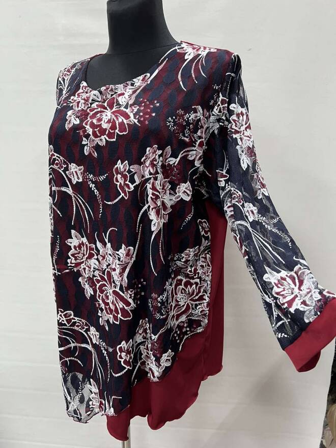 Bluzka damskie 0859 1 kolor  54-60 (Towar Polskie) 1