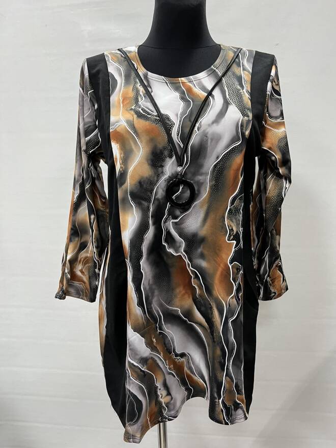 Tunika damskie 0868 1 kolor  48-52 (Towar Polskie) 1