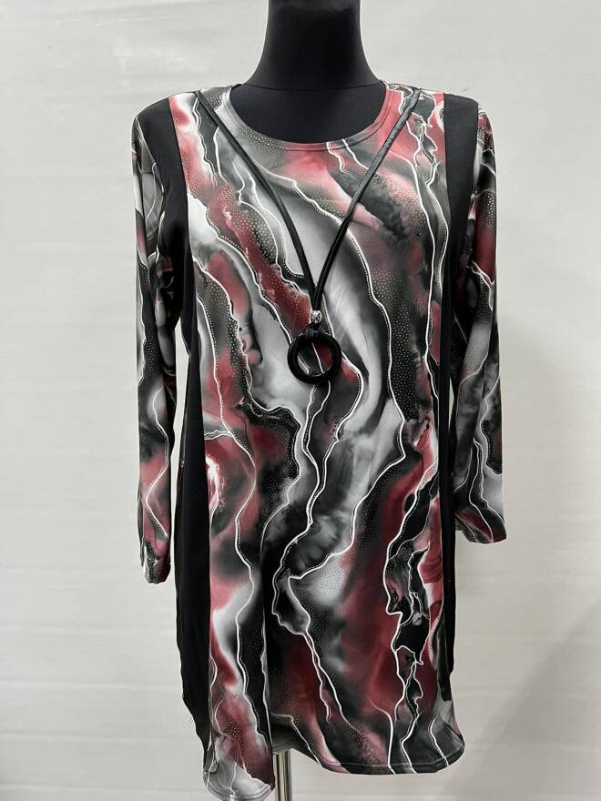 Tunika damskie 0871 1 kolor  48-52 (Towar Polskie) 1