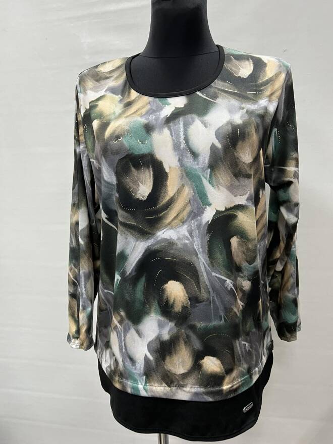 Bluzka damskie 0873 1 kolor  48-52 (Towar Polskie) 1