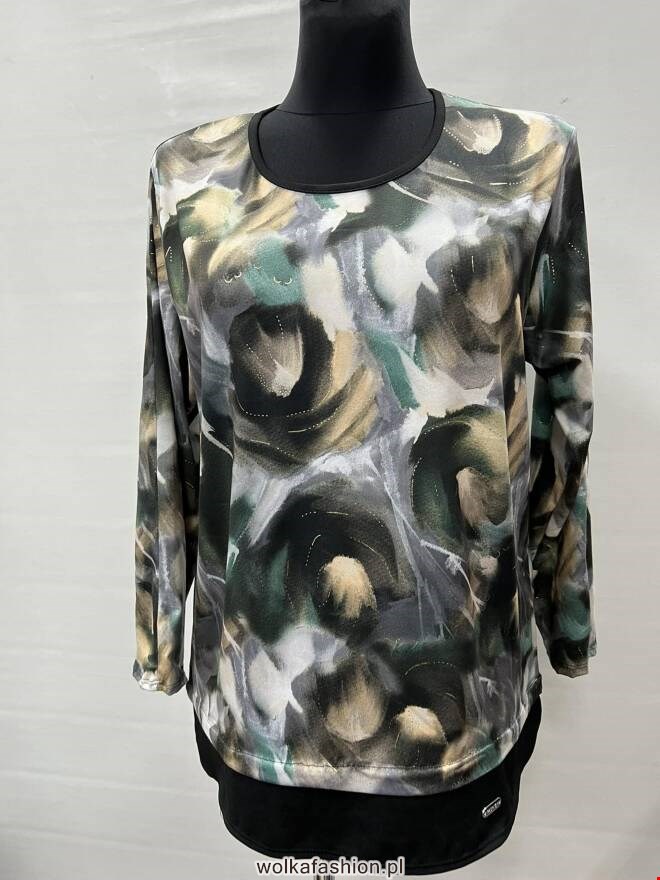 Bluzka damskie 0873 1 kolor  48-52 (Towar Polskie)